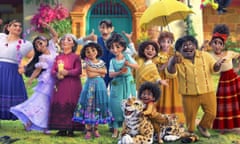 he animated cast of Disney’s Encanto.