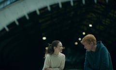 Andrea Riseborough and Domhnall Gleeson in Alice & Jack.