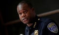 FILE PHOTO: Rochester Police Chief, La’Ron Singletary speaks during a news conference in Rochester, New York<br>FILE PHOTO: Rochester Police Chief, La’Ron Singletary speaks during a news conference regarding the protests over the death of a Black man, Daniel Prude, after police put a spit hood over his head during an arrest on March 23, in Rochester, New York, U.S. September 6, 2020. REUTERS/Brendan McDermid/File Photo