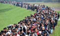 Migrants Cross Into Slovenia