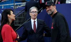 John Henry and Linda Pizzuti Henry with Jürgen Klopp.