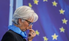 The ECB president, Christine Lagarde