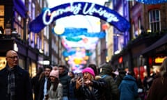 Shoppers in Carnaby Street