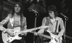 ITV ARCHIVE<br>Editorial use only Mandatory Credit: Photo by ITV/Shutterstock (802243ih) Wings ATV Special James Paul Mccartney - 1973 - Paul McCartney, Denny Laine. ITV ARCHIVE