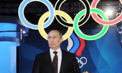 Vladimir Putin  at the 100th anniversary of the Russian Olympic Committee in Moscow in 2011