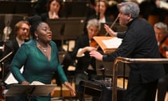 Masabane Cecilia Rangwanasha, with the LSO and the London Symphony Chorus, conducted by Antonio Pappano.