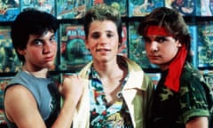 Flirting with the dark side … Jamison Newlander, Corey Haim and Corey Feldman.