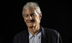 British industrial design engineer and founder of the Dyson company, James Dyson, poses during a photo session at a hotel in Paris. 