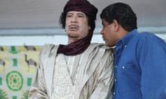 Gadhafi in Sabha in 2009. The former strongman leader went to secondary school in the city 