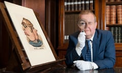 Ian Hislop in the British Museum’s prints and drawings study room. 