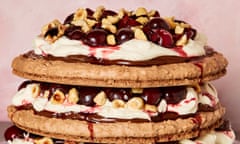 Yotam Ottolenghi's black forest hazelnut and cherry macaroon cake.