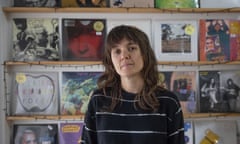 Courtney Barnett at the Milk Records warehouse.