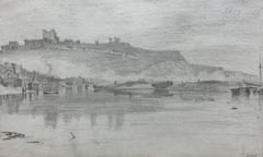 Detail from Constable’s 1803 Dover sketch