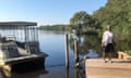 The boat Laura Herriott use to cross the Waccamaw needs a new battery so she’s keeping git docked on the mainland.