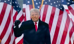 Pro-Trump rally ahead of US Congress counting electoral college votes<br>epaselect epa08923108 US President Donald J. Trump attends a rally on the Ellipse near the White House in Washington, DC, USA, 06 January 2021. Right-wing conservative groups are protesting against Congress counting the electoral college votes. Dozens of state and federal judges have shot down challenges to the 2020 presidential election, finding the accusations of fraud to be without merit. EPA/MICHAEL REYNOLDS