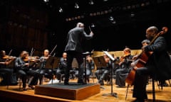 Wayne Marshall conducts Chineke! at the Southbank Centre.