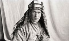 British army officer  T E Lawrence, also known as Lawrence of Arabia, (1888-1935).