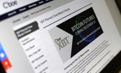 Chicago Board Options Exchange website announces that bitcoin futures will start trading on the Cboe on Sunday evening.