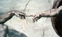 Detail from Michelangelo’s Creation of Adam