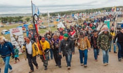 Protesters demonstrate against the Energy Transfer Partners’ Dakota Access pipeline near the Standing Rock Sioux reservation in Cannon Ball, North Dakota<br>FILE PHOTO -- Protesters demonstrate against the Energy Transfer Partners’ Dakota Access oil pipeline near the Standing Rock Sioux reservation in Cannon Ball, North Dakota, U.S. September 9, 2016. REUTERS/Andrew Cullen/File Photo