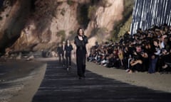 The Saint Laurent Men’s spring/summer 2020 fashion show at Paradise Cove beach in Malibu