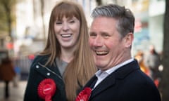 Keir Starmer Campaigns On The Final Day Before Elections<br>BIRMINGHAM, ENGLAND - MAY 05: Labour Party leader Sir Keir Starmer (R) and deputy party leader Angela Rayner (L) on the campaign trail on May 5, 2021 in Birmingham, England. Political party leaders are out campaigning on the final day before voters go to the polls in local elections across England.  (Photo by Stefan Rousseau - Pool/Getty Images)