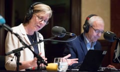 Today presenter Sarah Montague, left, and John Humphrys, right.