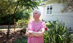 Christine Westwood standing in front of her home