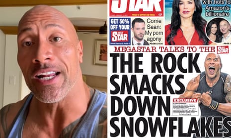 The Rock: Daily Star story criticising millennials 'never happened' – video