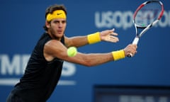 Juan Martin del Potro ended Roger Federer’s run of five consecutive US Open victories by beating him in the 2009 final.