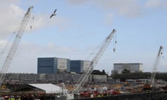 Nuclear reactors A and B at Hinkley Point