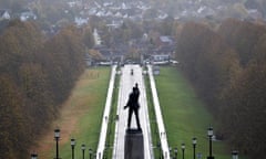 The Edward Carson statue at Stormont