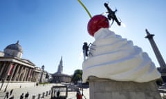 The End in Trafalgar Square, London