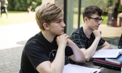 Cambridge students Oliver Kontkanen, left, and Tom Jelly.