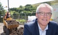Believe Housing, Chief Executive, Bill Fullen, on site in Rookhope, a remote North Pennines village where believe housing constructed the first new affordable homes in more than 50 years.