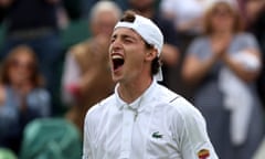 Ugo Humbert enjoyed a big win against Casper Ruud, despite initially turning up without his rackets.