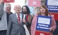 Chris Mullin court case<br>Chris Mullin with the General Secretary of the National Union of Journalists, Michelle Stanistreet outside the Old Bailey in London, to challenge an application by West Midlands Police to require him to disclose source material dating back to his investigation in 1985 and 1986 relating to the 1974 Birmingham pub bombings. Picture date: Friday February 25, 2022. PA Photo. In his book Error Of Judgement, and a series of documentaries, Mr Mullin, a former MP and minister, helped expose one of the worst miscarriages of justice, leading to the release of the Birmingham Six after their convictions were quashed in 1991. West Midlands Police is now using the Terrorism Act to bring the production order application. See PA story COURTS Mullin. Photo credit should read: James Manning/PA Wire