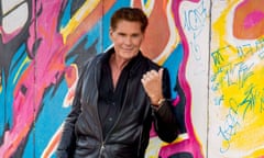 David Hasselhoff at East Side Gallery, September 2019.