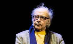 Jean-Luc Godard at an awards ceremony in Lausanne, Switzerland, November 2013.