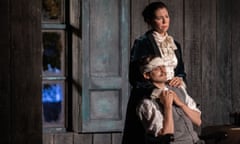 Eileen Walsh and Jack Gleeson in the Druid Theatre Company’s production of Thomas Kilroy's The Seagull (after Chekhov), 2021.