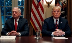 Donald Trump and Defense Secretary James Mattis 