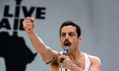 Actor Rami Malek plays Freddie Mercury