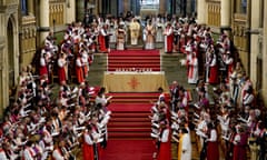 Archbishop of Canterbury Justin Welby leads the opening service of the 15th Lambeth conference at Canterbury cathedral in July.