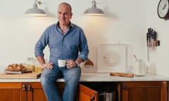 Richard Bertinet at home in his kitchen, Bath