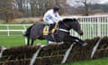 Constitution Hill and Nico de Boinville win the Fighting Fifth Hurdle at Newcastle.