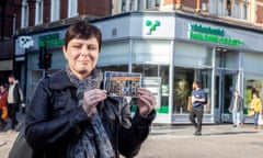 Guardian - Jacqui Martin who worked at Athena the poster/art store for 15 years. Exeter, February 2019