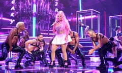 Nicki Minaj performs on stage