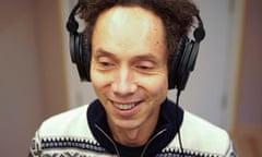 ‘Good at talking and listening’: Malcolm Gladwell, author of The Tipping Point, records his Revisionist History podcast. 