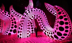 A spectacle of tentacles … Yayoi Kusama's installation You, Me and The Balloons