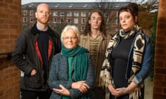 From left: Thomas’s brother Jack; his mother, Alison; his brother Finn and his sister, Jo.